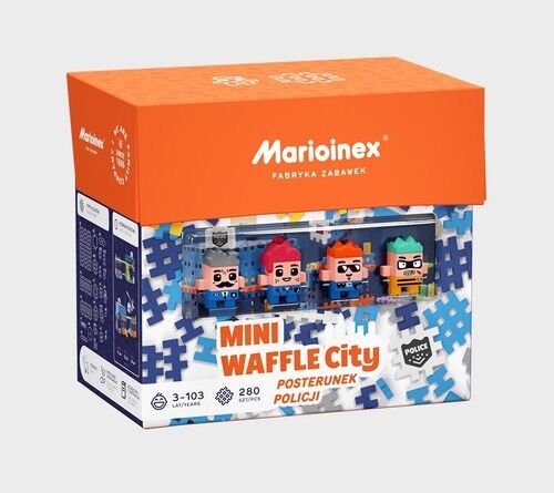 Klocki Mini Waffle City: Posterunek Policji