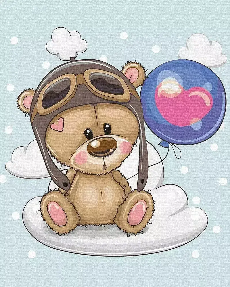 Malowanie po numerach mały pilot