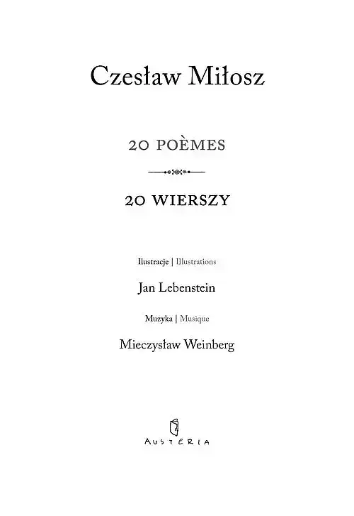 20 Poemes / 20 Wierszy
