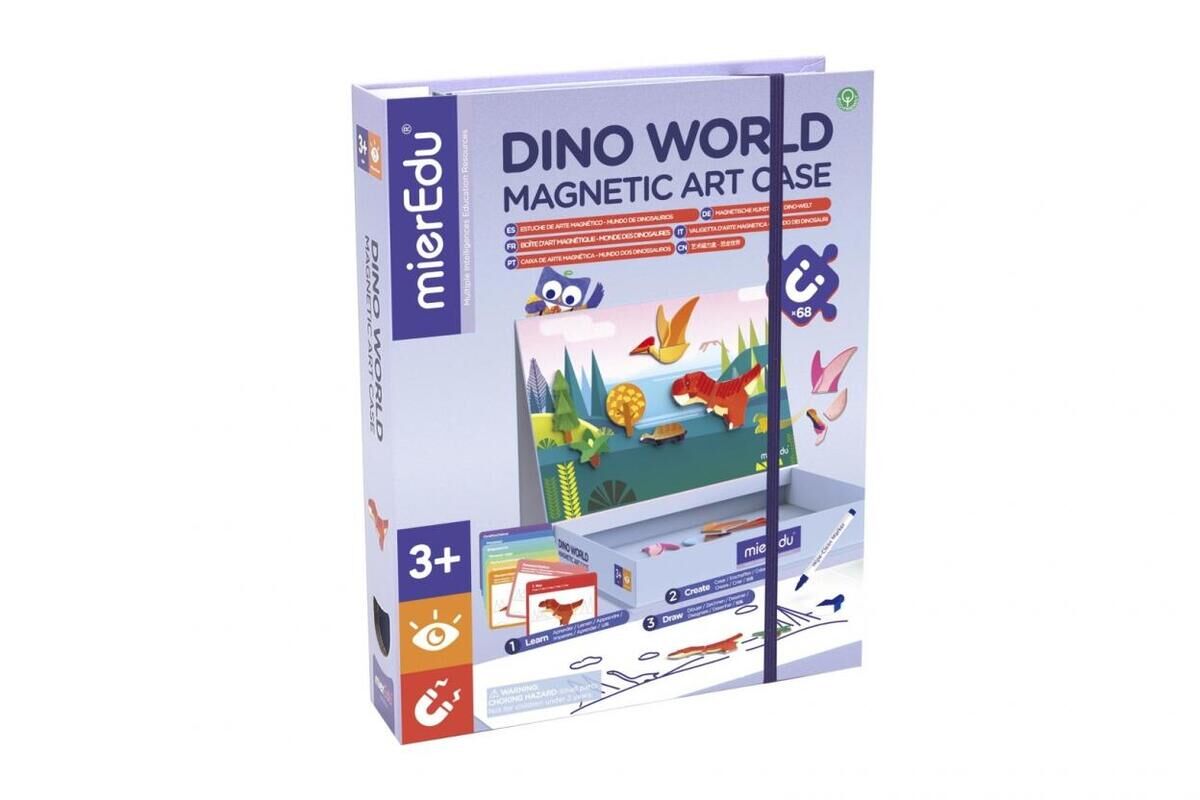 Puzzle magnetyczne Art Case - ¦wiat dinozaurów