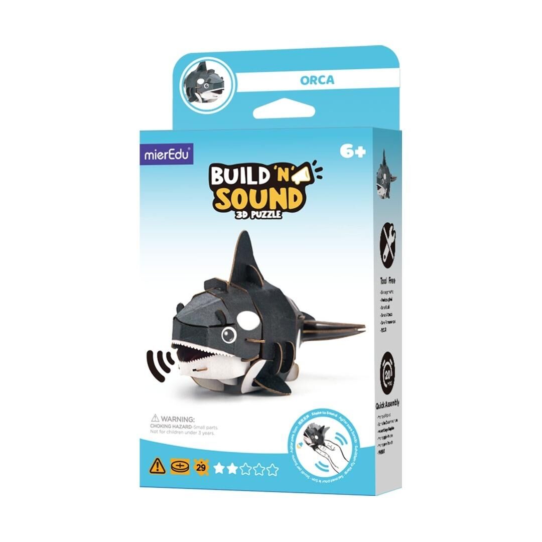 Puzzle 3D. Buduj i słuchaj - Orka