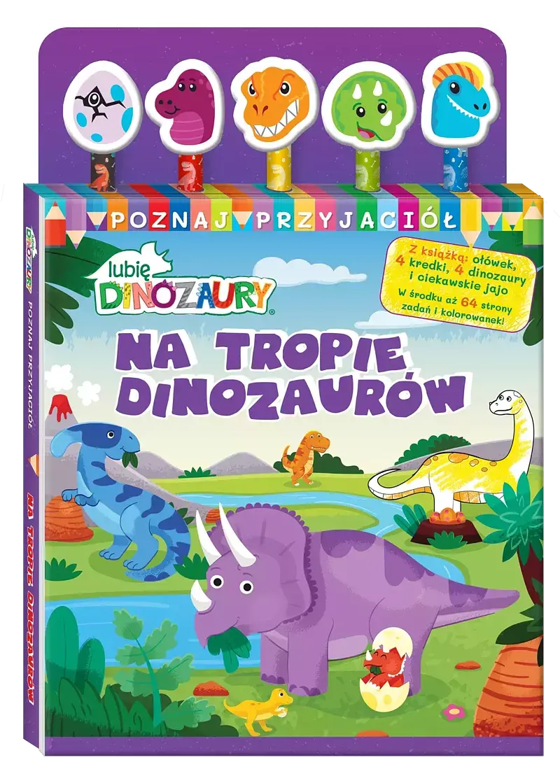Lubię Dinozaury. Poznaj przyjaciół cz. 1 Na tropie dinozaurów