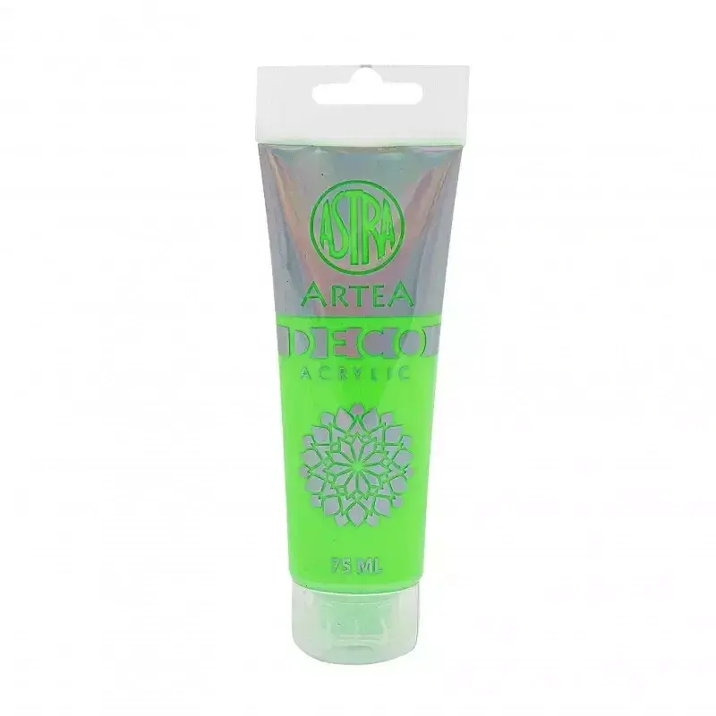 Farba akrylowa deco artea 75 ml tuba neonowy zielony