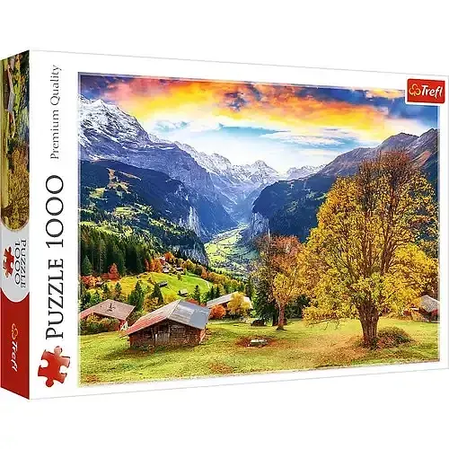 Puzzle 1000 Malownicza alpejska wioska