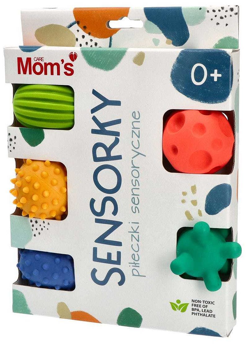 Mom's Care 886 Pastelowe piłeczki sensoryczne 5-pak