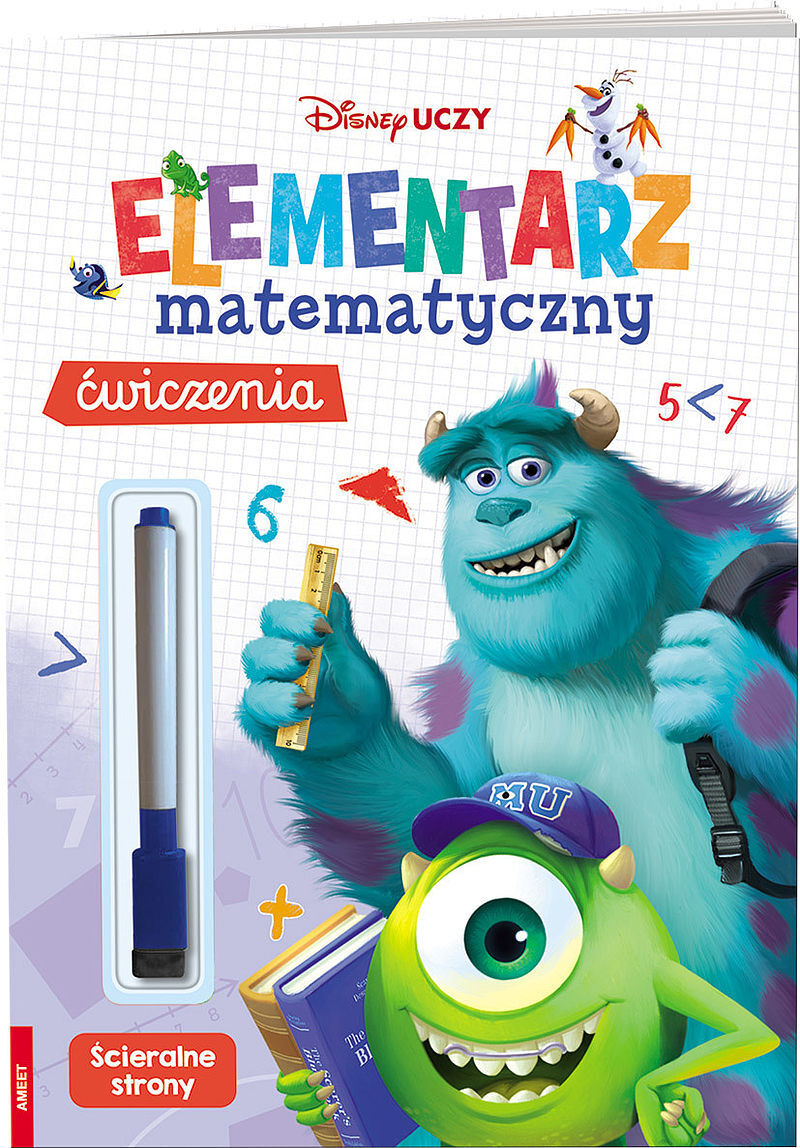 Disney uczy elementarz matematyczny ćwiczenia usm-9301