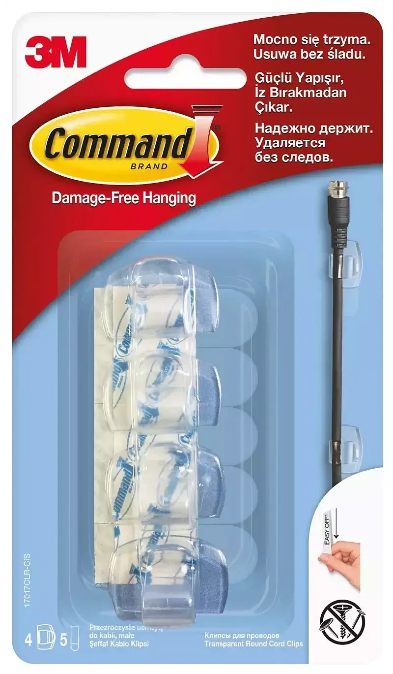 Uchwyty do kabli command małe