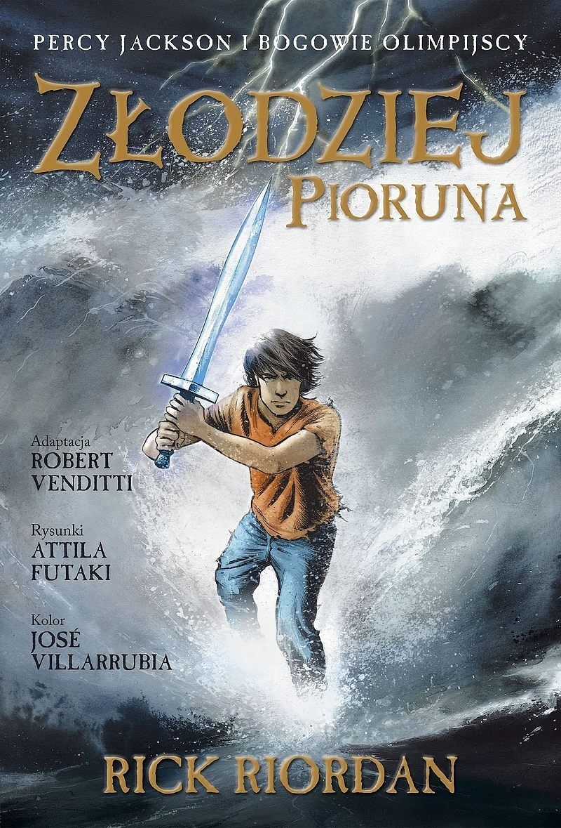 Percy Jackson i Bogowie Olimpijscy - 1 - Złodziej pioruna