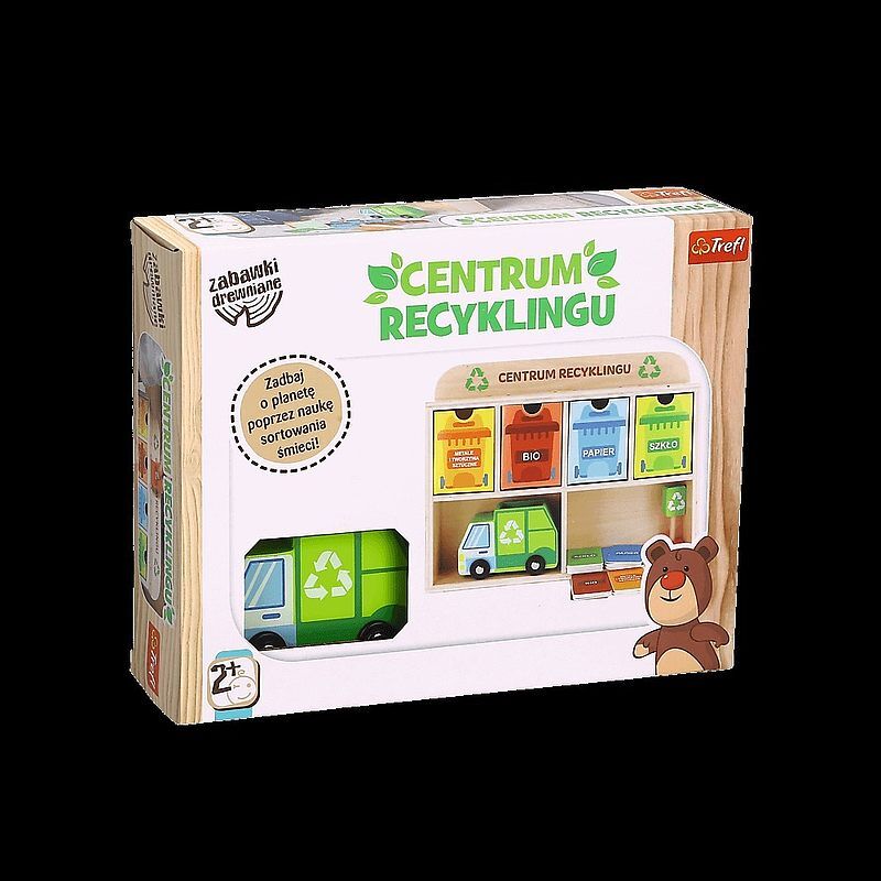 Zabawka drewniana centrum recyklingu 61519