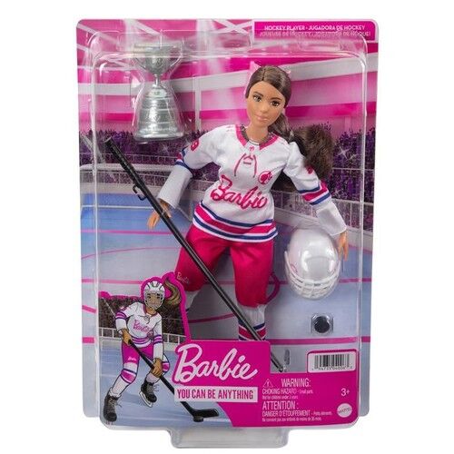 Barbie Lalka Sporty zimowe Hokej