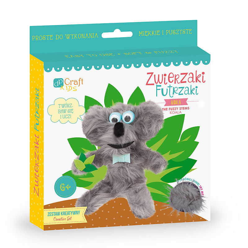 Zestaw diy zwierzaki futrzaki koala