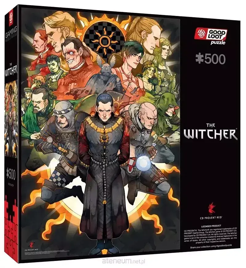 Puzzle 500 Wiedźmin: The Witcher Nilfgaard