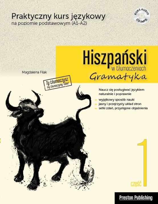 Hiszpański w tłumaczeniach. Gramatyka 1. Poziom A1-A2 + CD