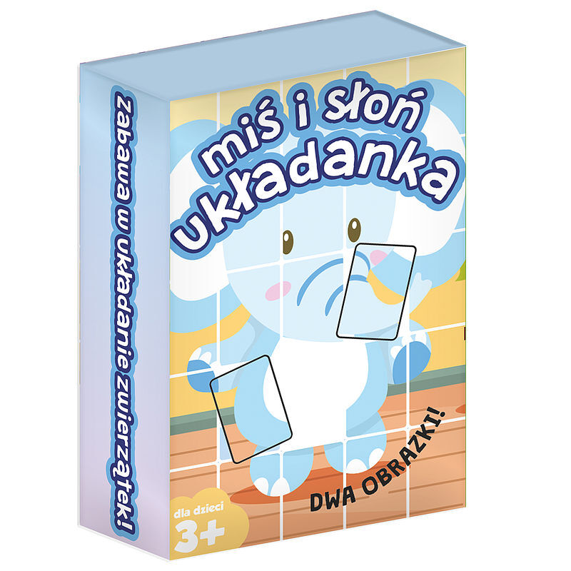 Gra układanka słoń i miś