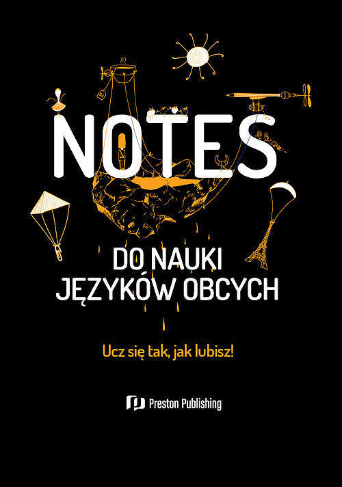 Notes do nauki języków obcych (czarna okładka)