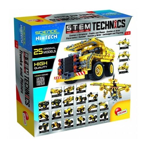 Hi Tech Stem Technics Ciężarówki i samoloty 25 w 1