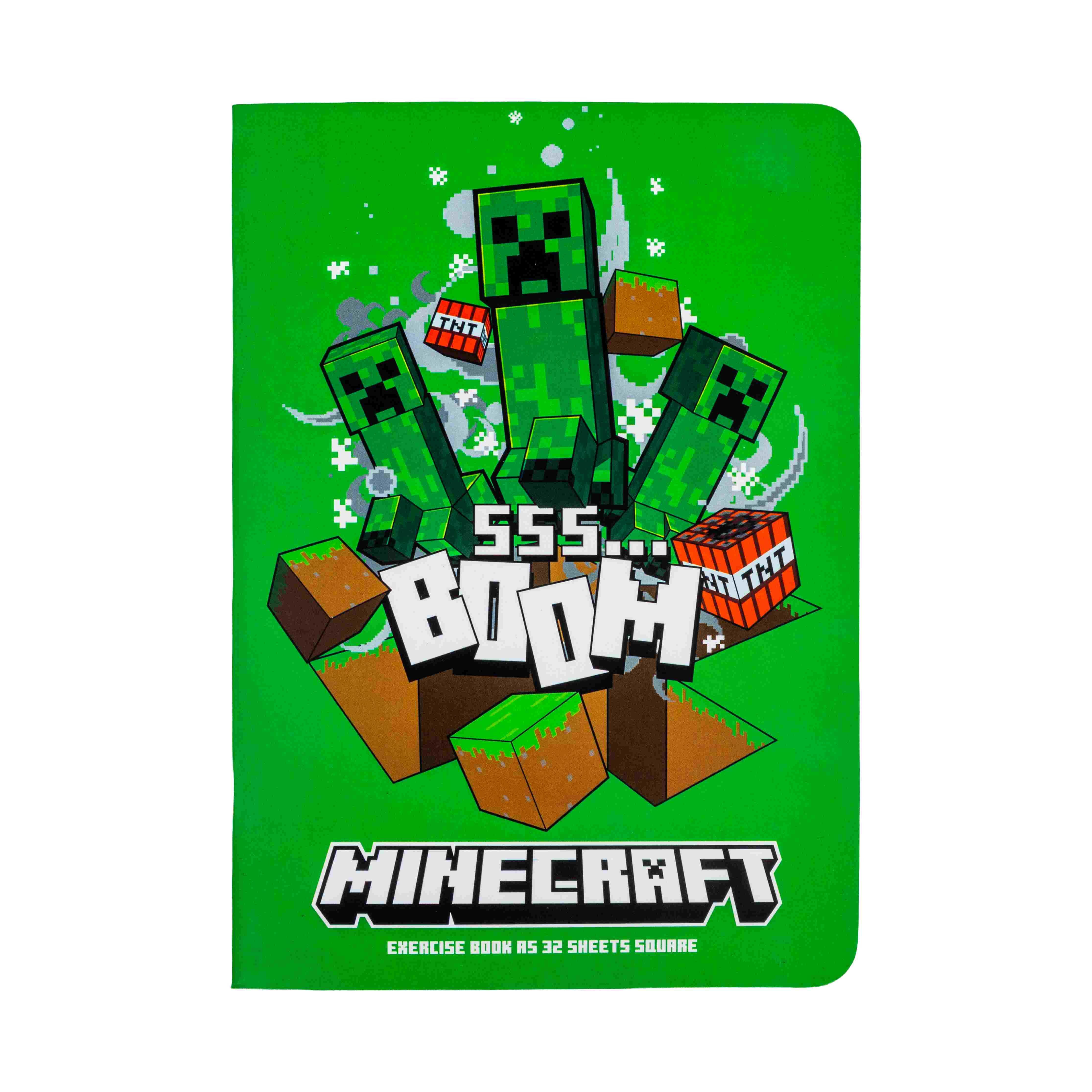 Zeszyt A4 32k. kratka Minecraft