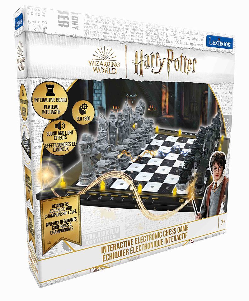 Elektroniczna gra w szachy harry potter z efektami świetlnymi cg3000hp
