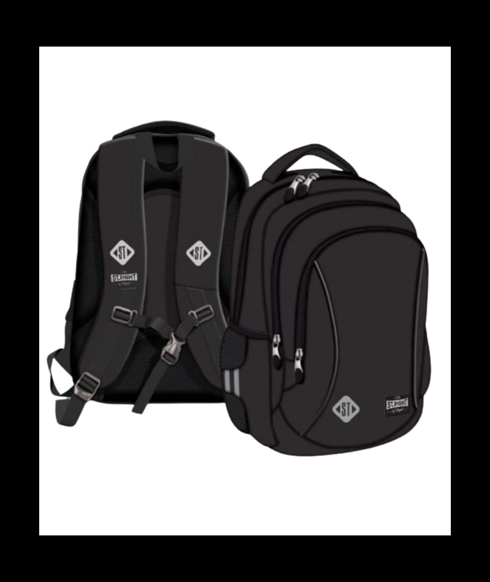 Plecak 3-komorowy Black Vintage
