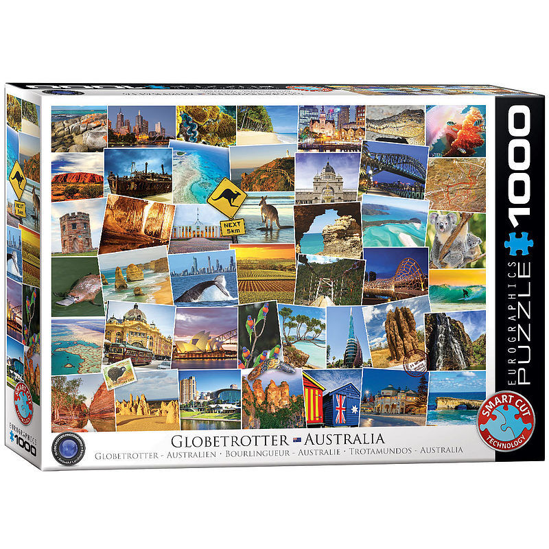 Puzzle 1000 globetrotter australia 6000-0753