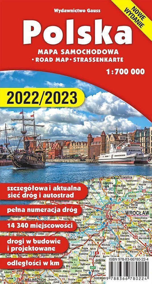 Mapa polska 1:700 000 wyd. 5