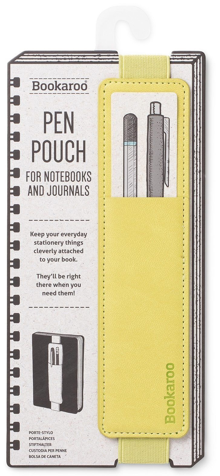 Uchwyt na długopis limonkowy if bookaroo pen pouch