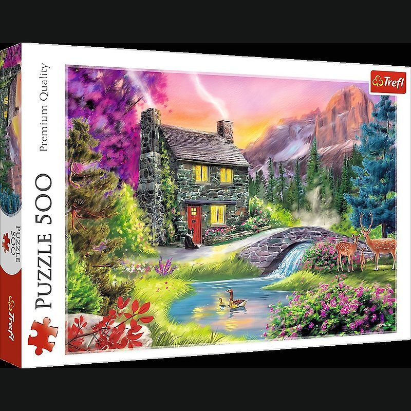 Puzzle 500 górska sielanka 37325