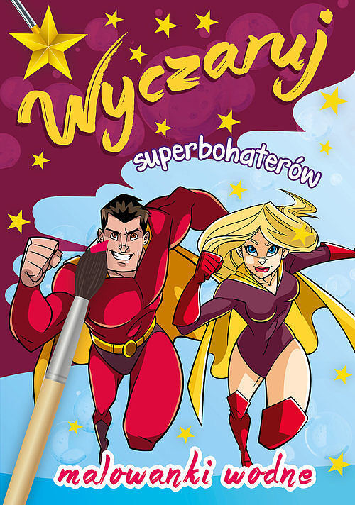 Wyczaruj superbohaterów Malowanki wodne