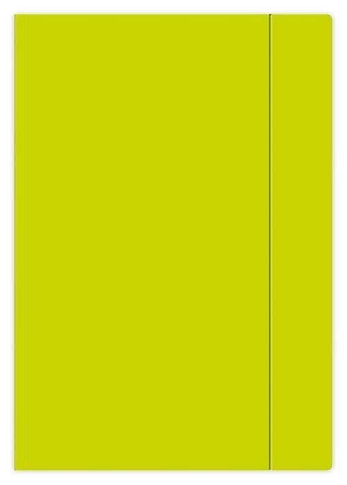 Teczka A4 Fluo Limonkowa 10 sztuk
