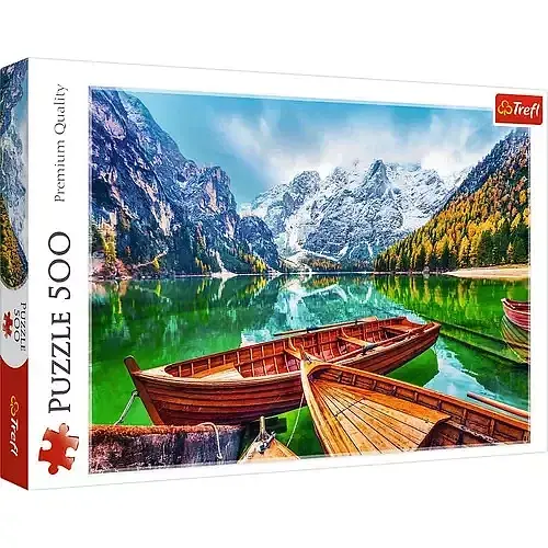 Puzzle 500 Jezioro Braies, Włochy