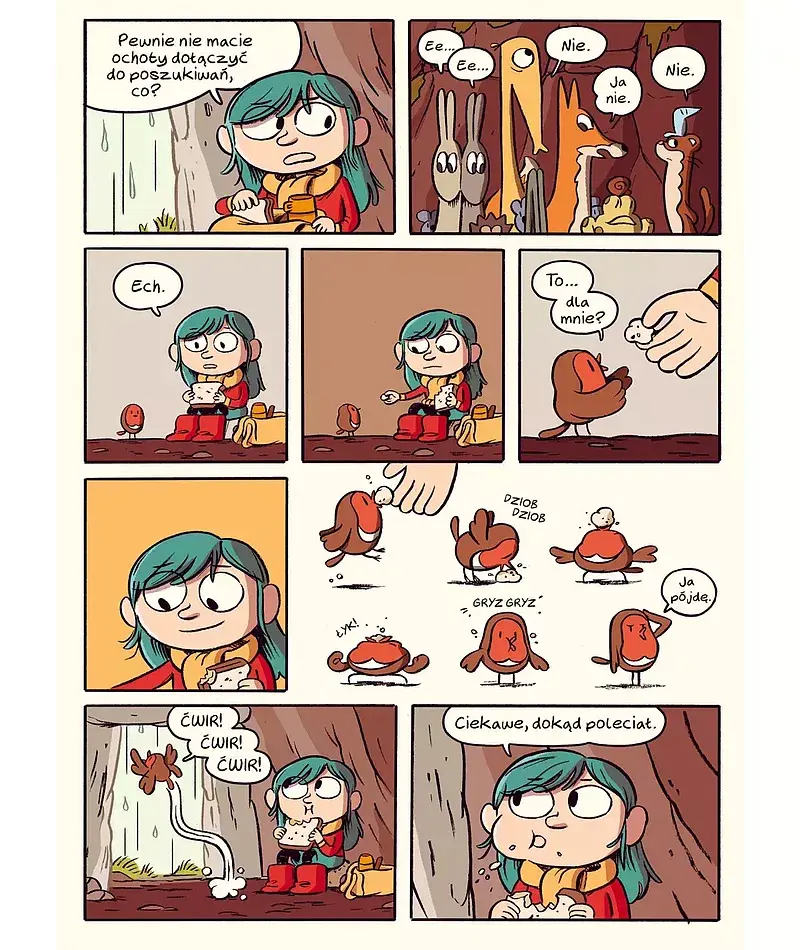 Hilda i Rożek - 01 - Ucieczka przed deszczem