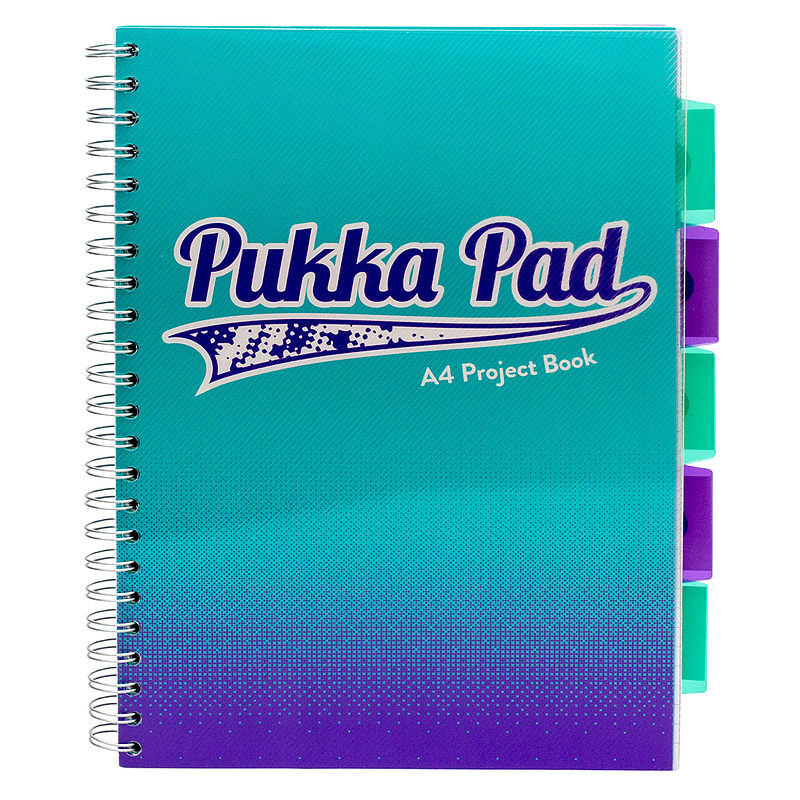 Kołozeszyt pukka pad a4 fusion project book turkusowy