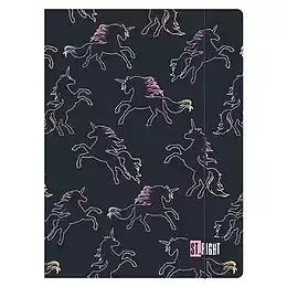 Paczka teczka a4 z gumką dream unicorn 10 szt