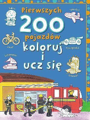 Pierwszych 200 pojazdów. Koloruj i ucz się