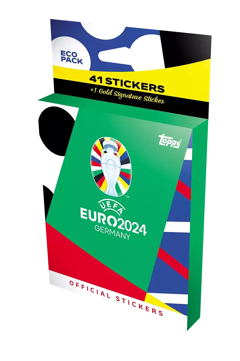 Euro 2024 topps stickers eco pack