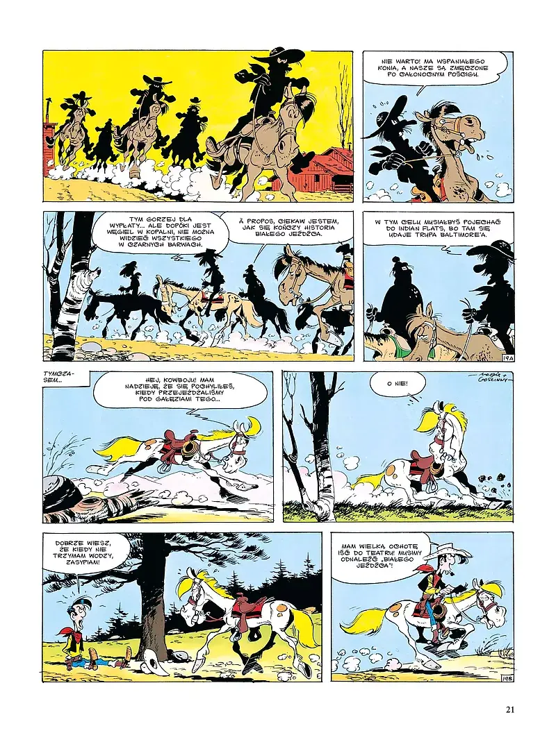 Lucky Luke - 43 - Biały jeździec