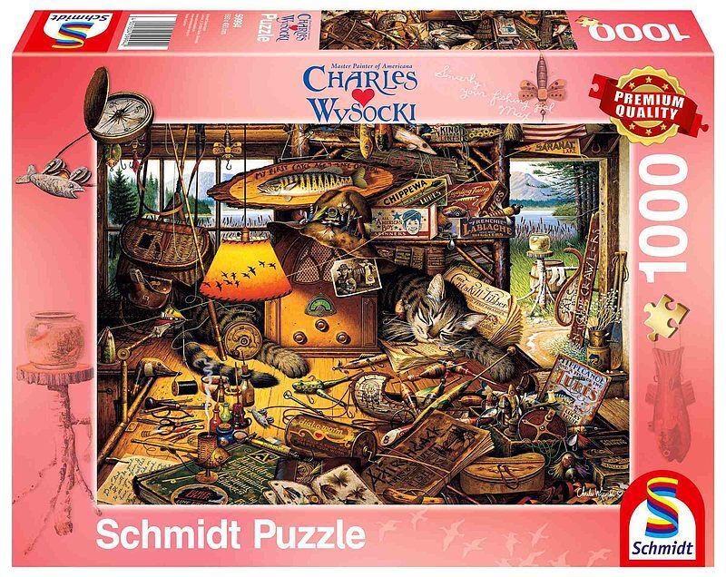 Puzzle 1000 pq c. Wysocki max wędkarz