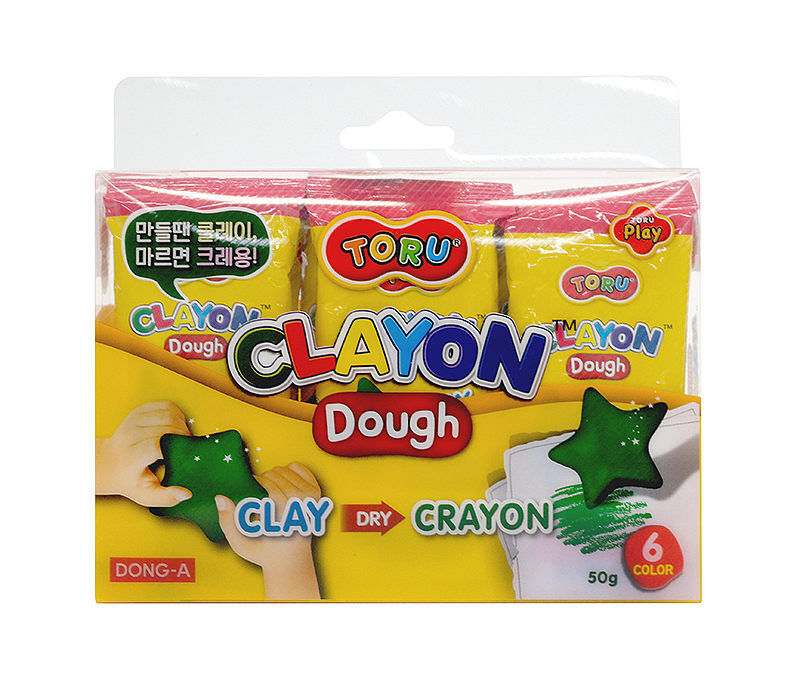 Masa kredkowa dong-a toru 6 kolorów x 50 g