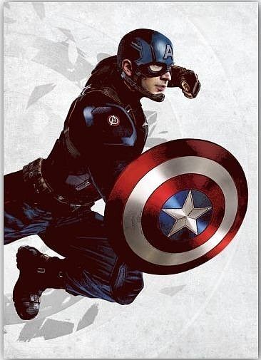 Plakat Capitan America - Civil War United We stand 338 M