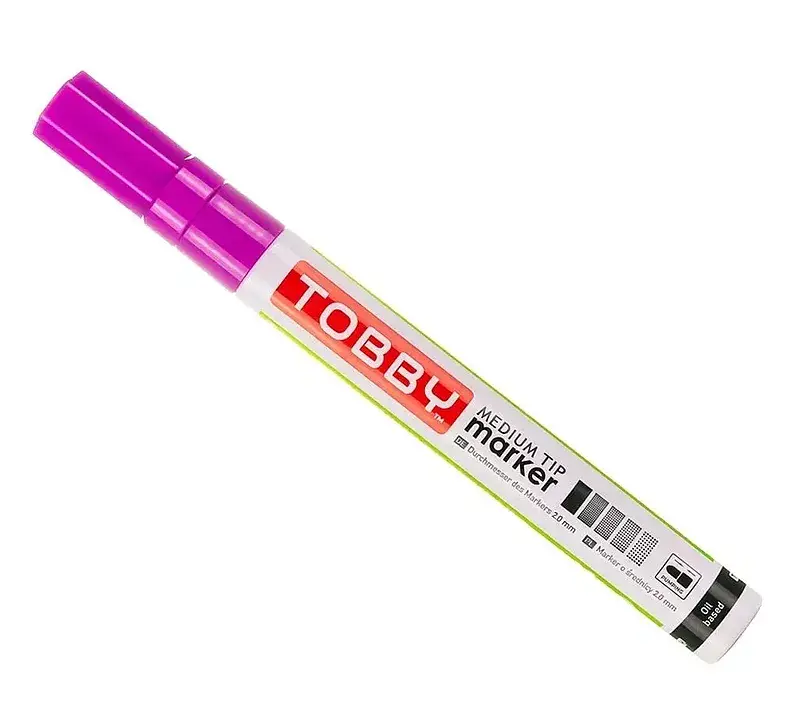 Marker olejowy tobby amarantowy 1szt