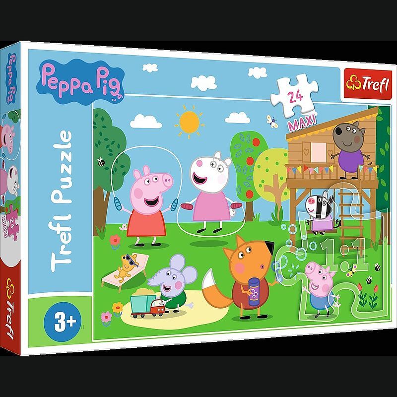 Puzzle 24 maxi zabawy na polanie 14342