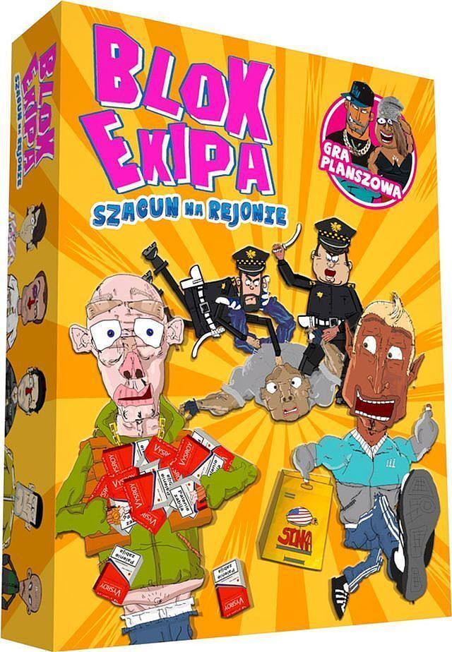 Gra blok ekipa szacun na rejonie