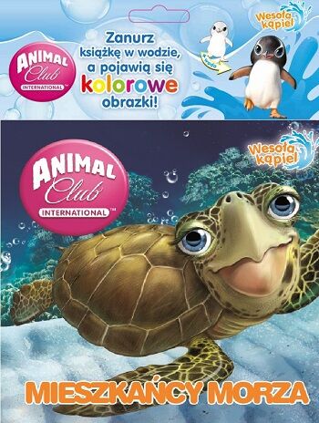 Mieszkańcy morza animal club wesoła kąpiel