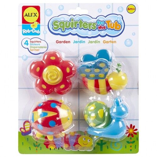 Bath Squirters Garden Zabawki do kąpieli Figurki ogrodowe
