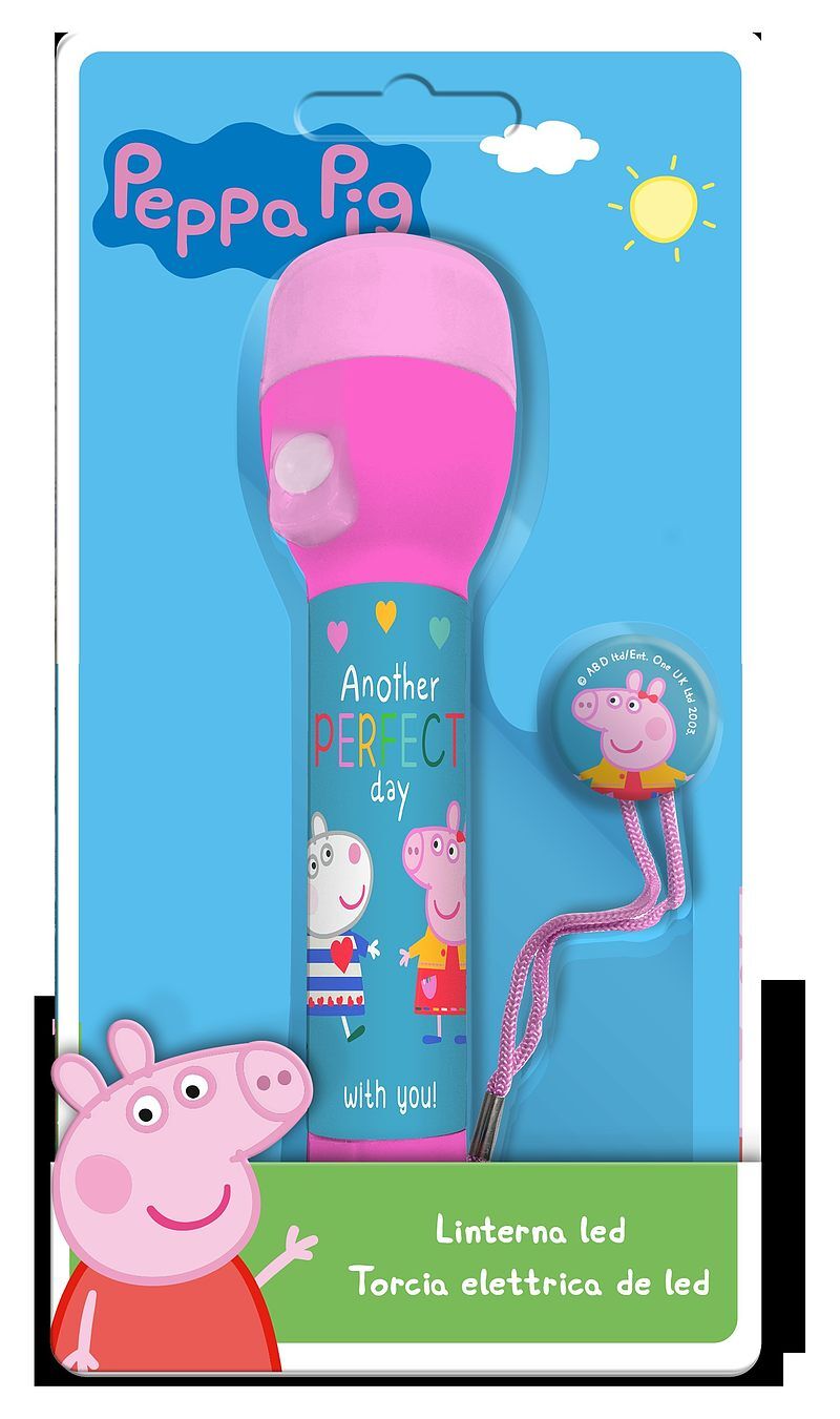 Latarka duża peppa pig 21x11cm pp17041