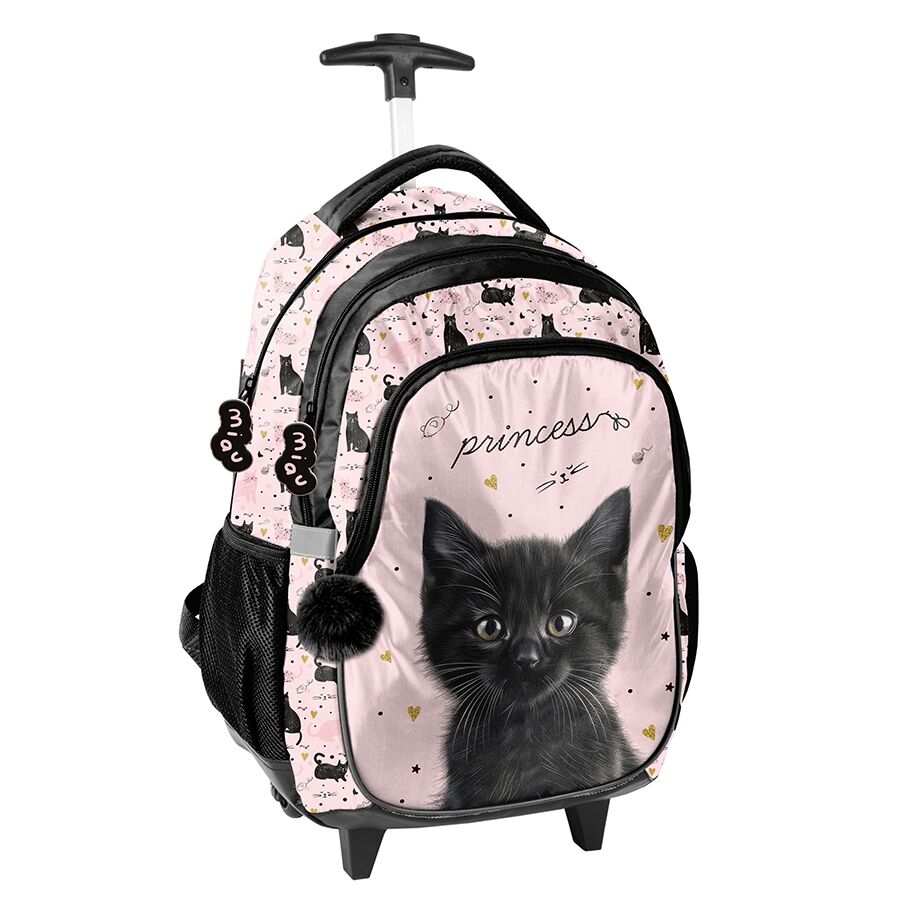 Plecak na kółkach Black Cat PP26BC-997