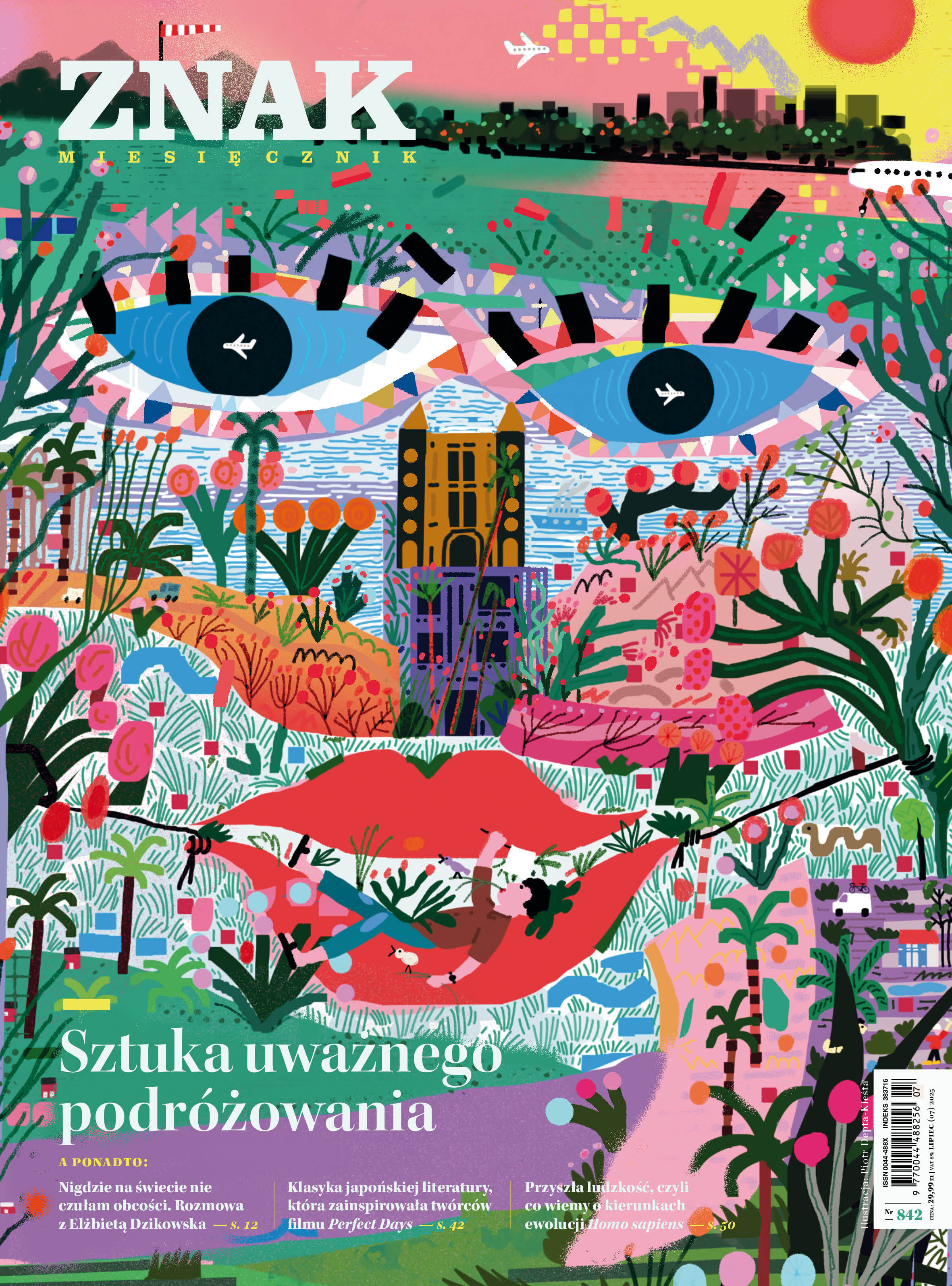 Miesięcznik ZNAK 842 (7/2025) - Sztuka uważnego podróżowania