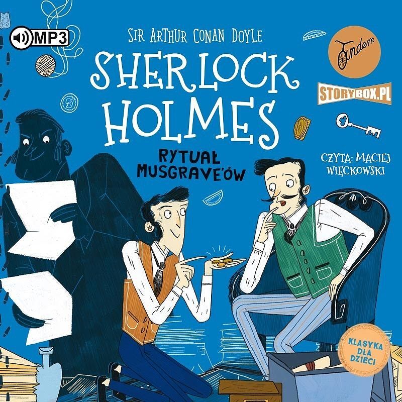Cd mp3 rytuał musgrave'ów. Klasyka dla dzieci. Sherlock holmes. Tom 18