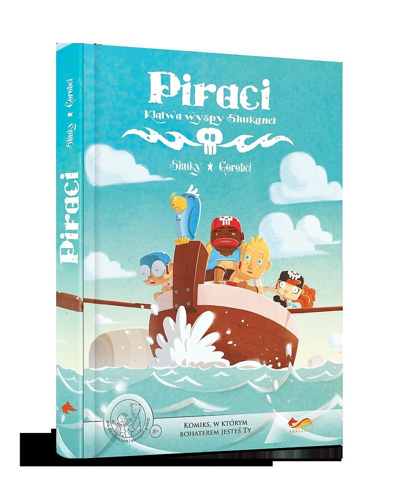 Komiksy paragrafowe - Piraci: Klątwa Wyspy Shukanet