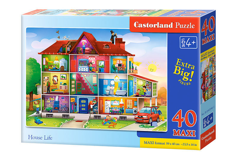 Puzzle 40 maxi życie w domu b-040346-1